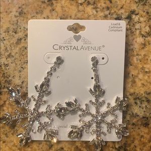 Snowflake Drop Earrings